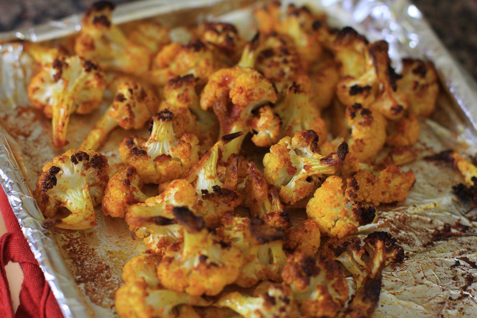 Quick Roasted Cauliflower - In the toaster oven | Daily Musings